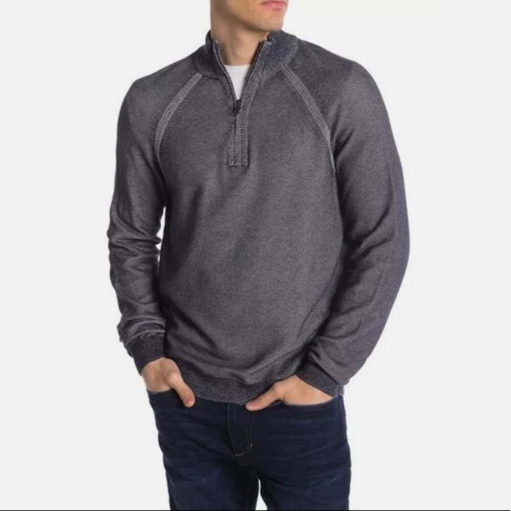 Tailor Vintage Connecticut Originals Men's Birdseye Reversible Sweater NEW $108